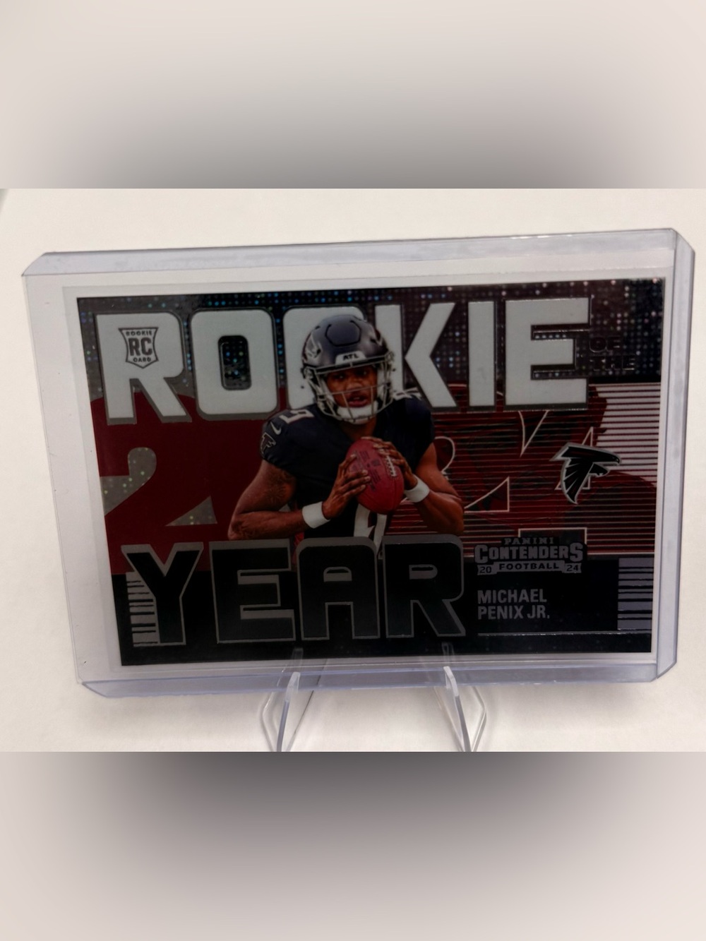 2024 Panini Contenders Rookie of the Year # 9 Michael Penix Jr. Atlanta Falcons